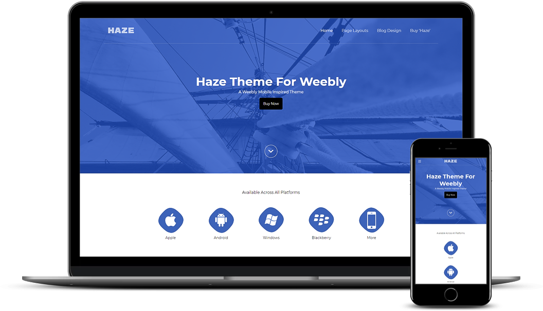 Haze Weebly Business Theme