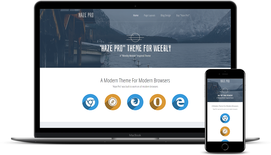 Haze Pro Weebly Business Theme