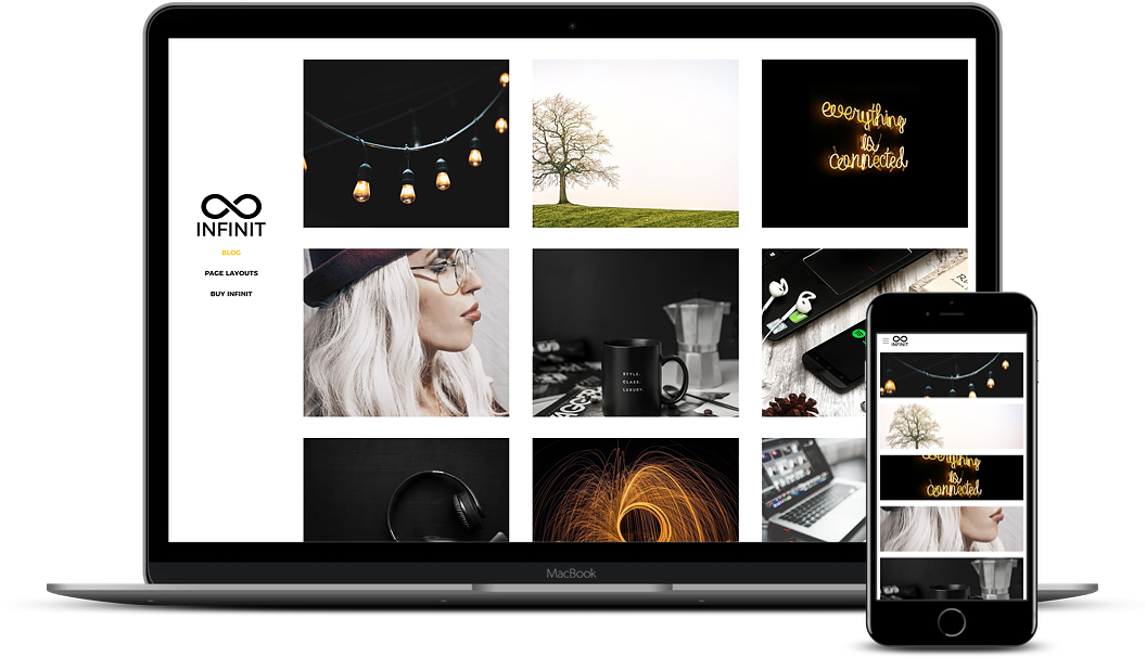 Infinit Weebly Portfolio Theme