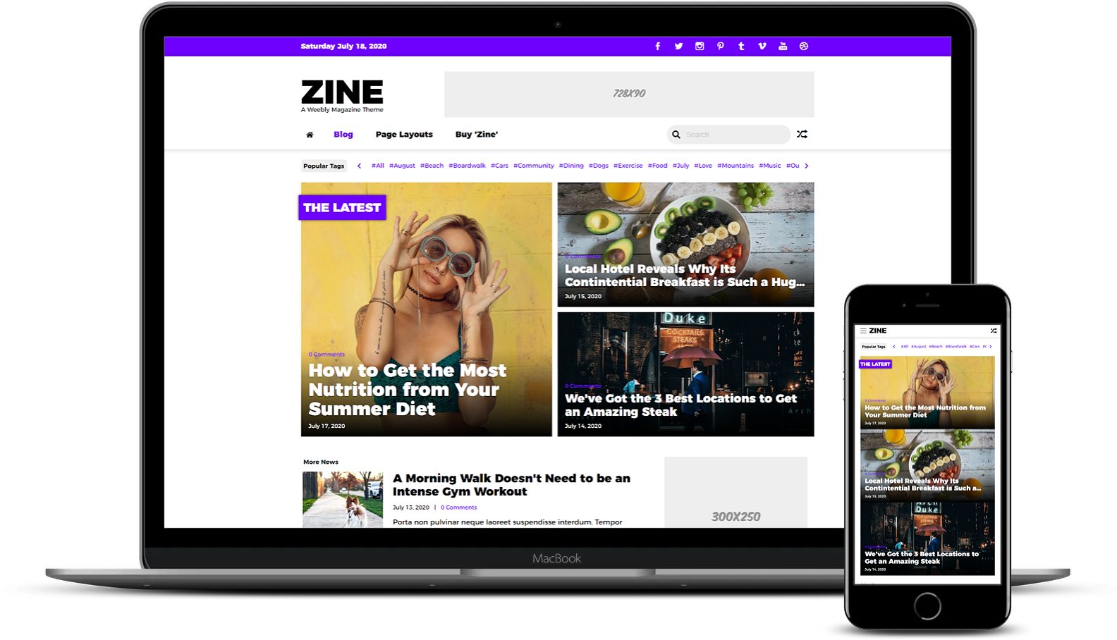 Zine Weebly Magazine Theme